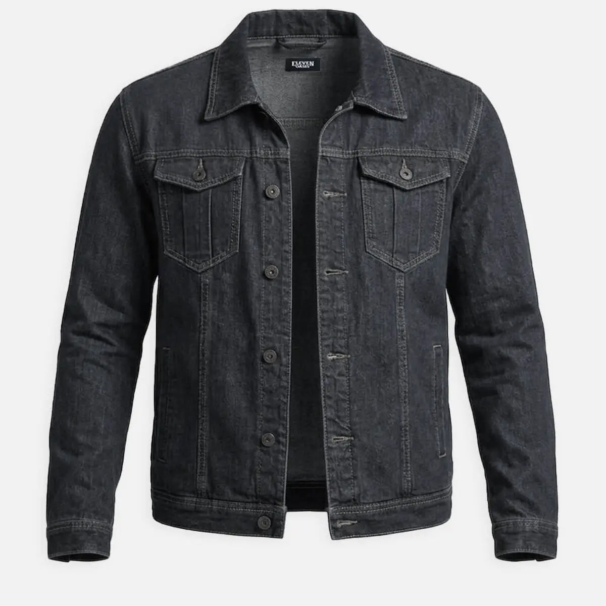 Men's Classic Slim Fit Denim Jacket Eleven Oasis