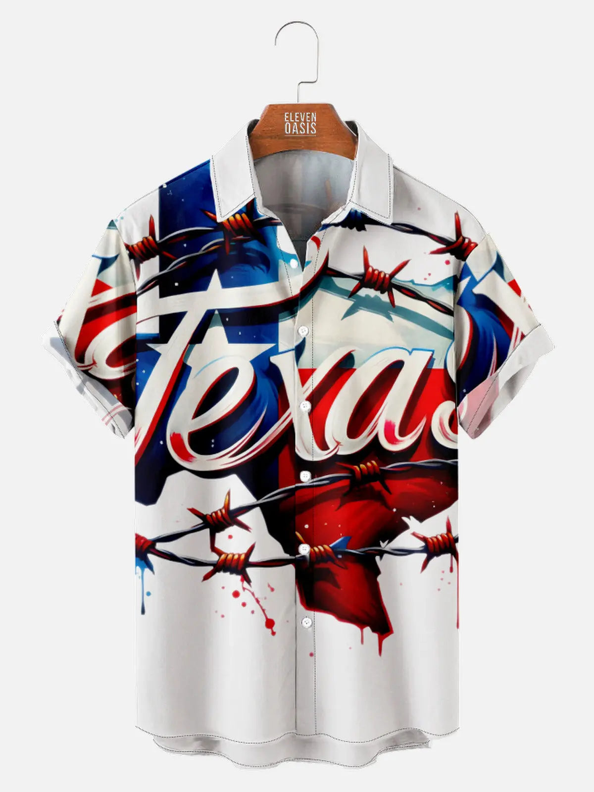 Men's Texas State Flag Short Sleeve ShirtMens short sleeve shirts Big and tall Mens shirts Short sleeve shirts for men Mens 4xl shirts Casual short sleeve shirts