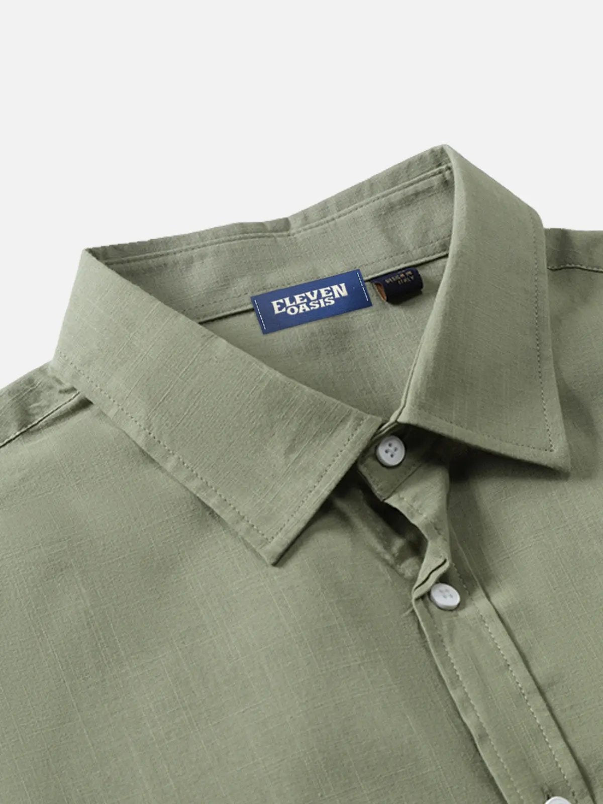 Men's Textured Cotton Classic Pocket Short Sleeve Shirt ElevenOasis