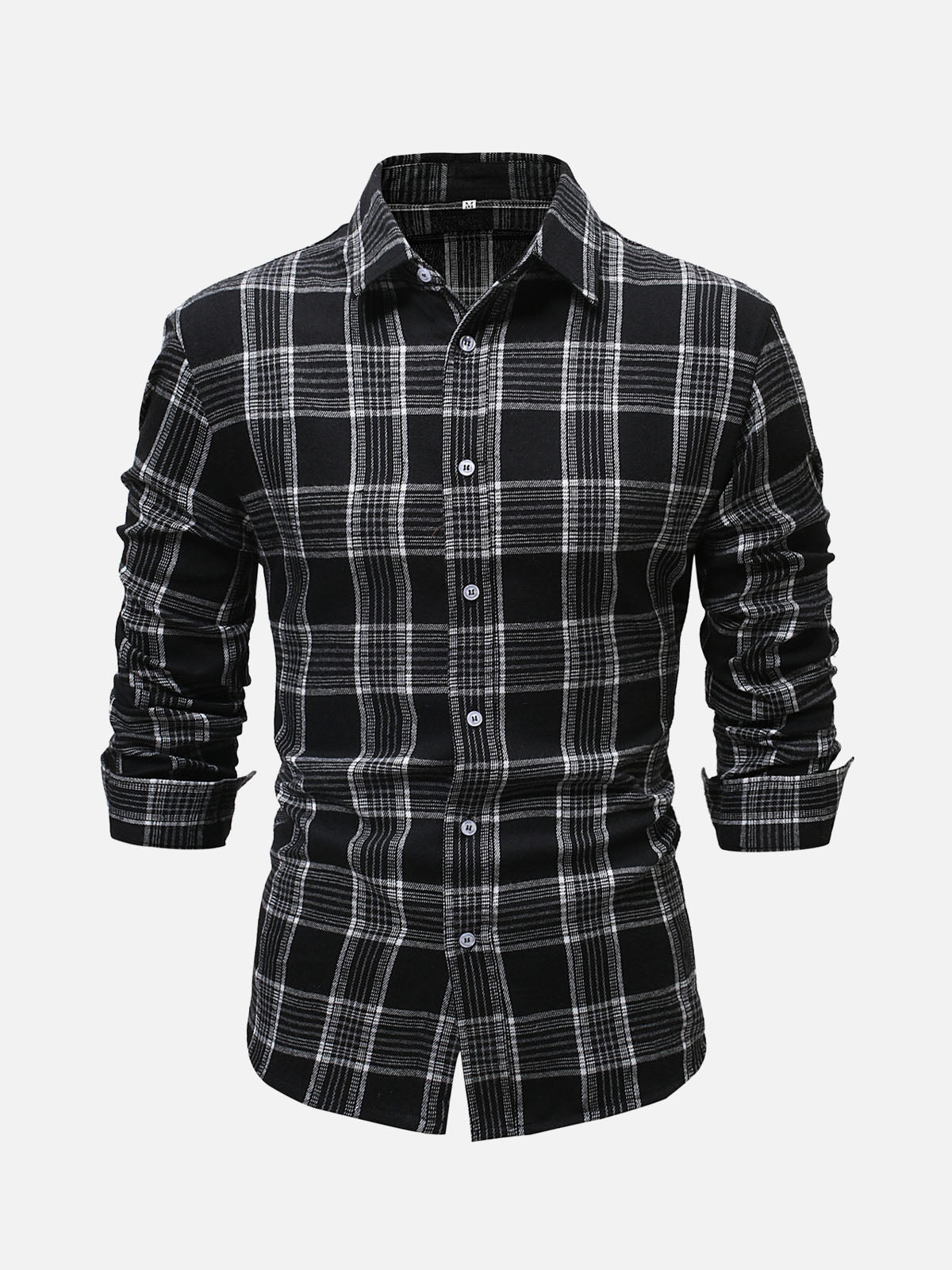 Men's Classic Plaid Long Sleeve Shirt ElevenOasis