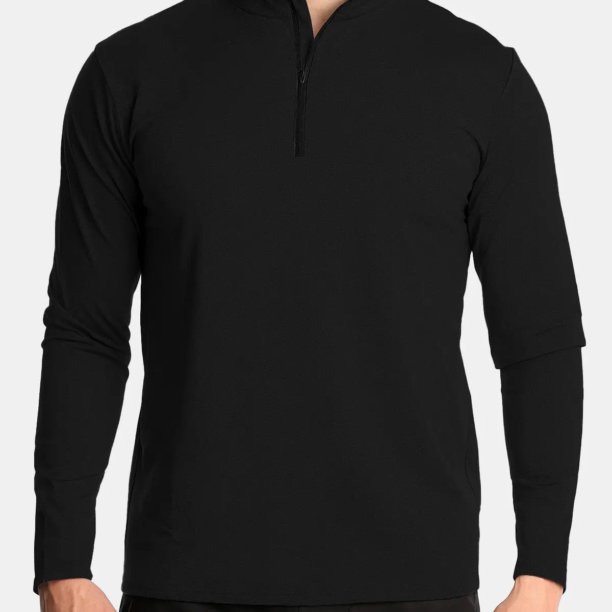Men's Slim Fit Half-Zip Performance Long Sleeve Shirt Eleven Oasis
