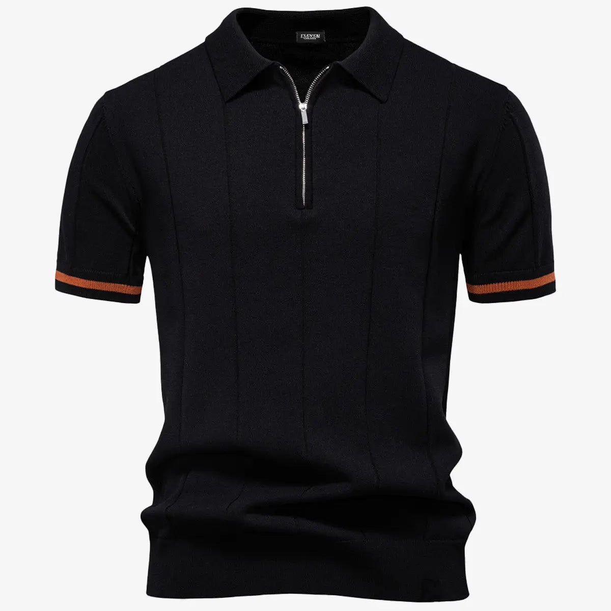 Men's Refined Slim Polo Knit Short Sleeve Shirt ElevenOasis