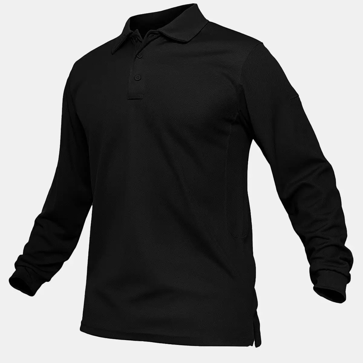 Men's Performance Polo Long Sleeve Shirt ElevenOasis