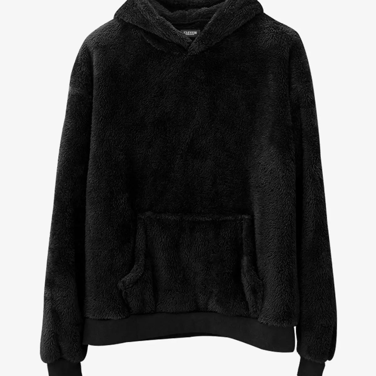 Men's Plush Sherpa Fleece Hoodie ElevenOasis