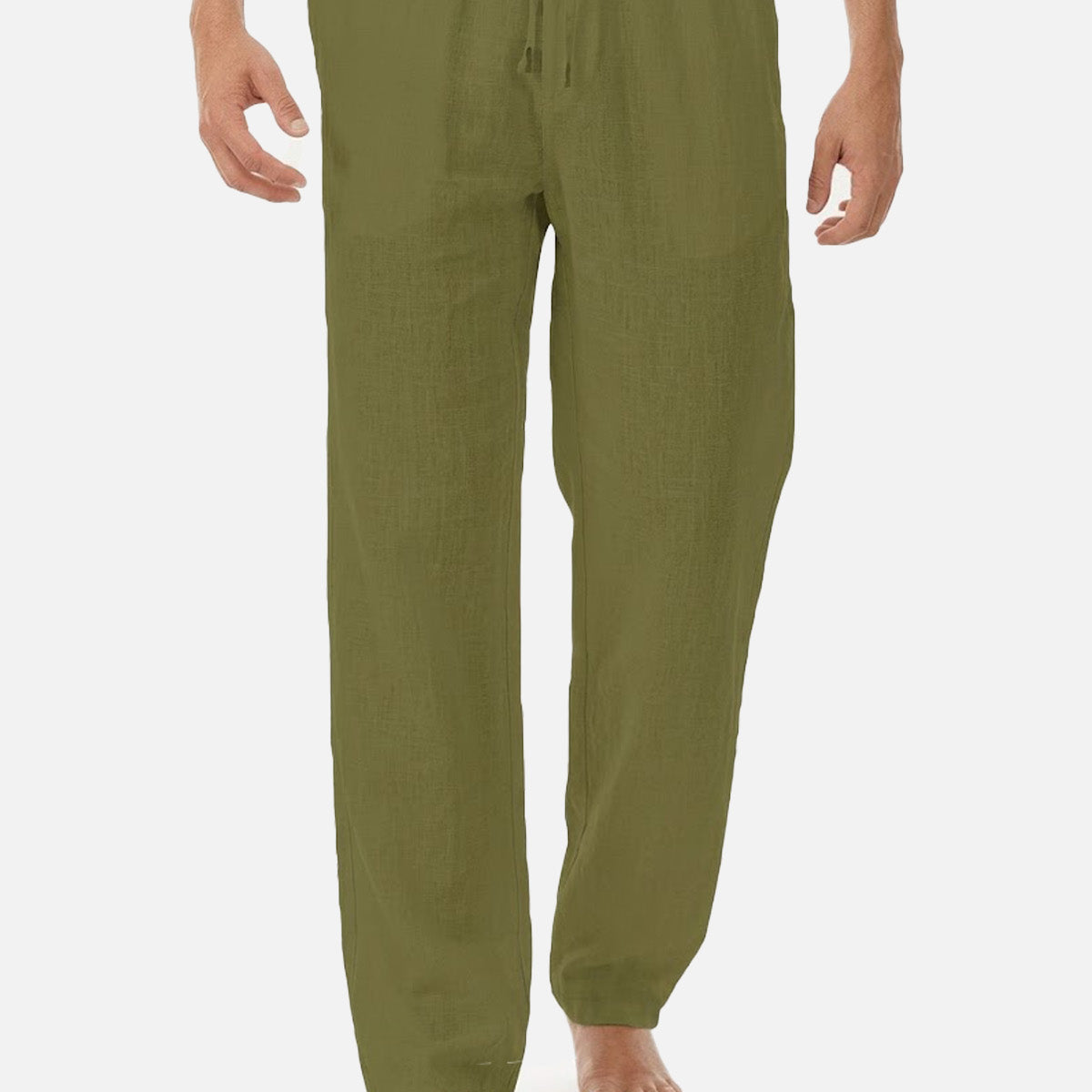 Men's Printed Solid Color Casual Long Pants ElevenOasis