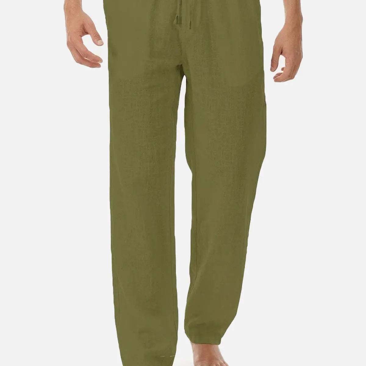 Men's Printed Solid Color Casual Long Pants ElevenOasis