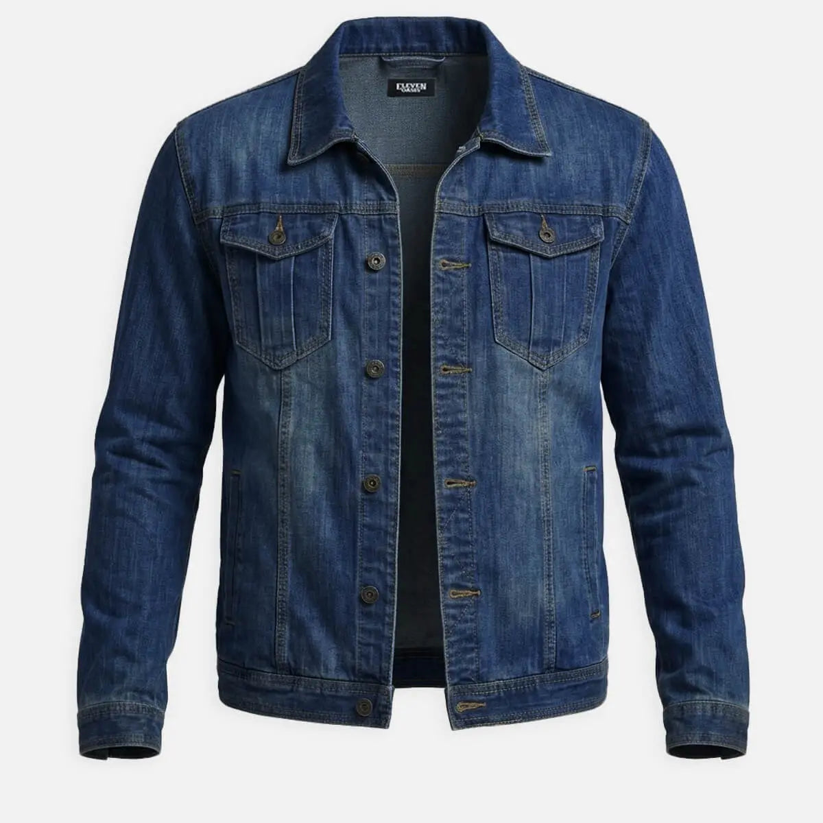 Men's Classic Slim Fit Denim Jacket ElevenOasis