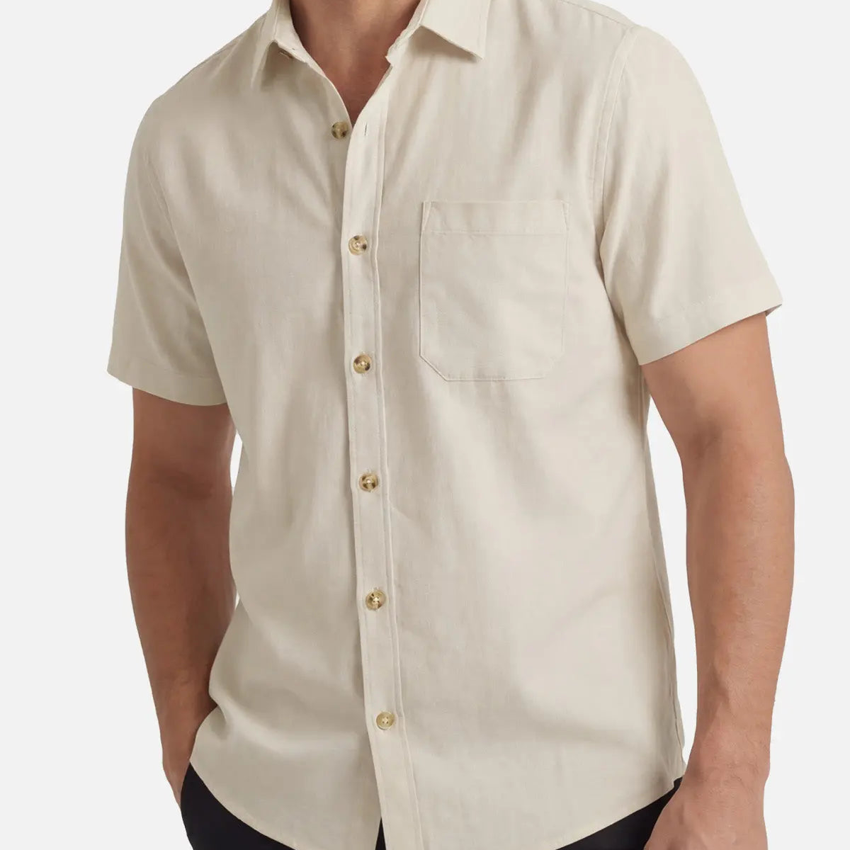 Men's Classic Chest Pocket Short Sleeve Shirt Eleven Oasis