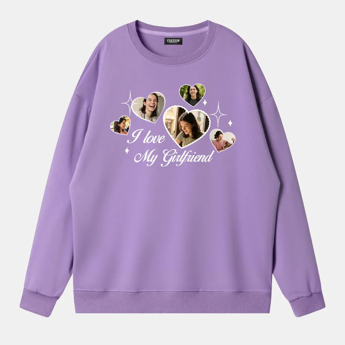 Custom Love Photo Sweatshirt Eleven Oasis