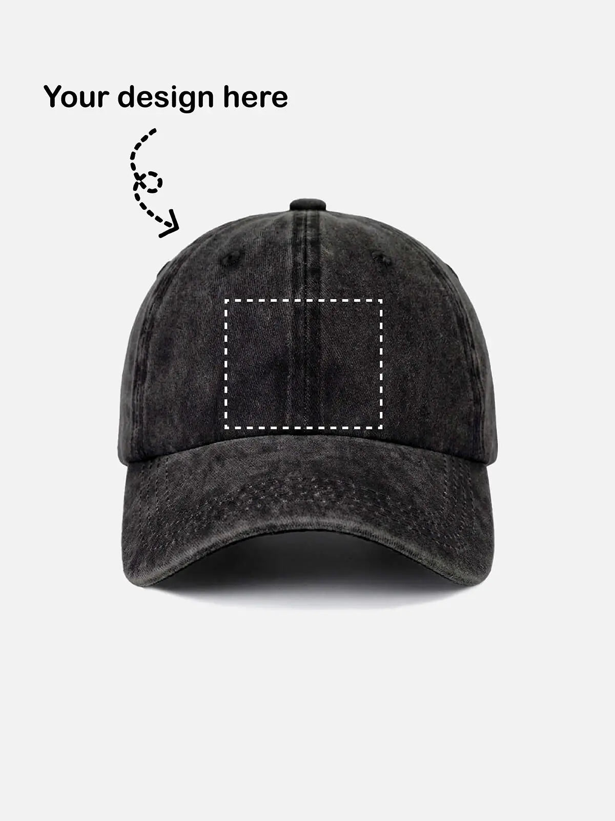 Customizable Washed Cotton Baseball Cap ElevenOasis