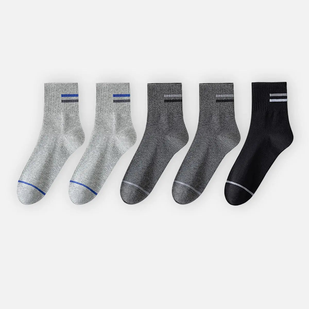 Men's All-Season Crew Socks 5-Pack Eleven Oasis