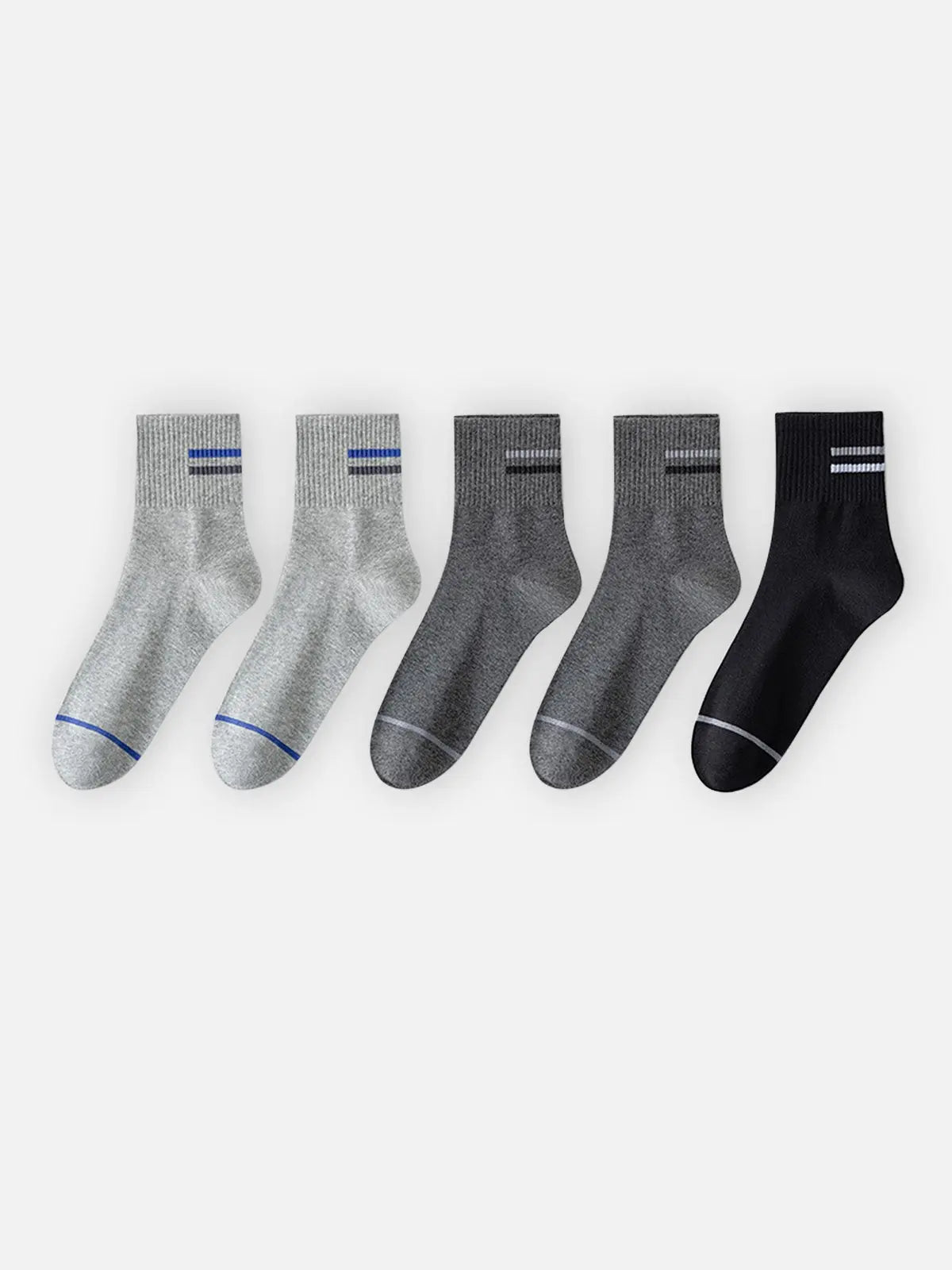 Men's All-Season Crew Socks 5-Pack Eleven Oasis