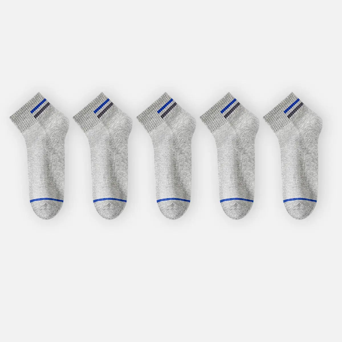 Men's Breathable Lightweight Ankle Socks 5-Pack Eleven Oasis