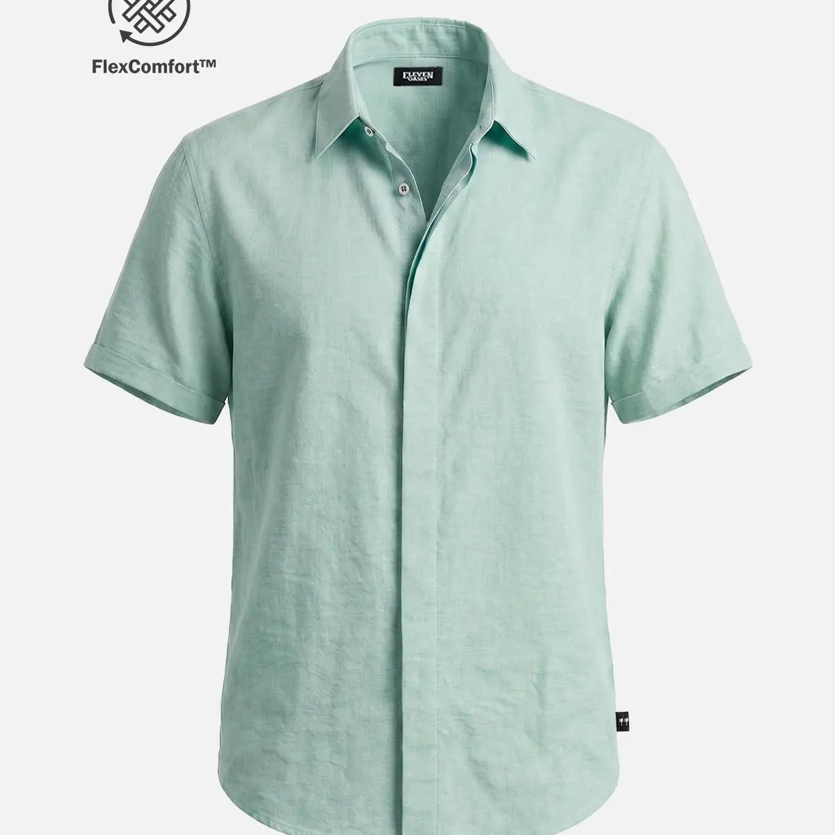 Men's FlexComfort™ Classic Short Sleeve Shirt ElevenOasis