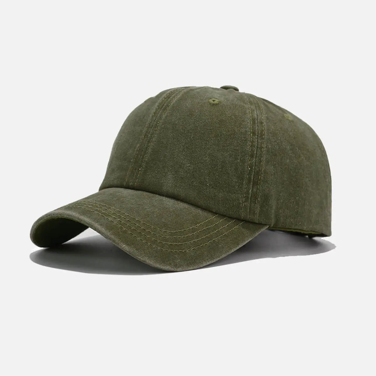 Washed Cotton Adjustable Baseball Cap ElevenOasis