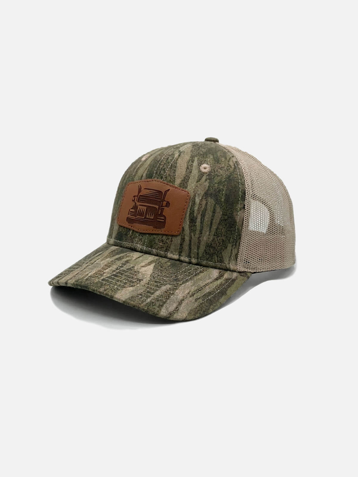 Camo Mesh Trucker Baseball Cap Eleven Oasis