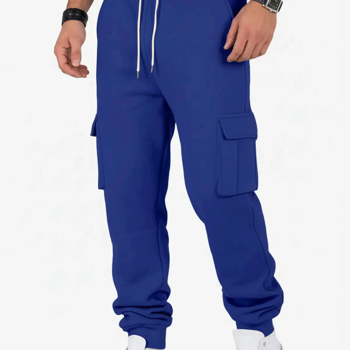 Men's Cargo Pocket Drawstring Jogger Pants ElevenOasis