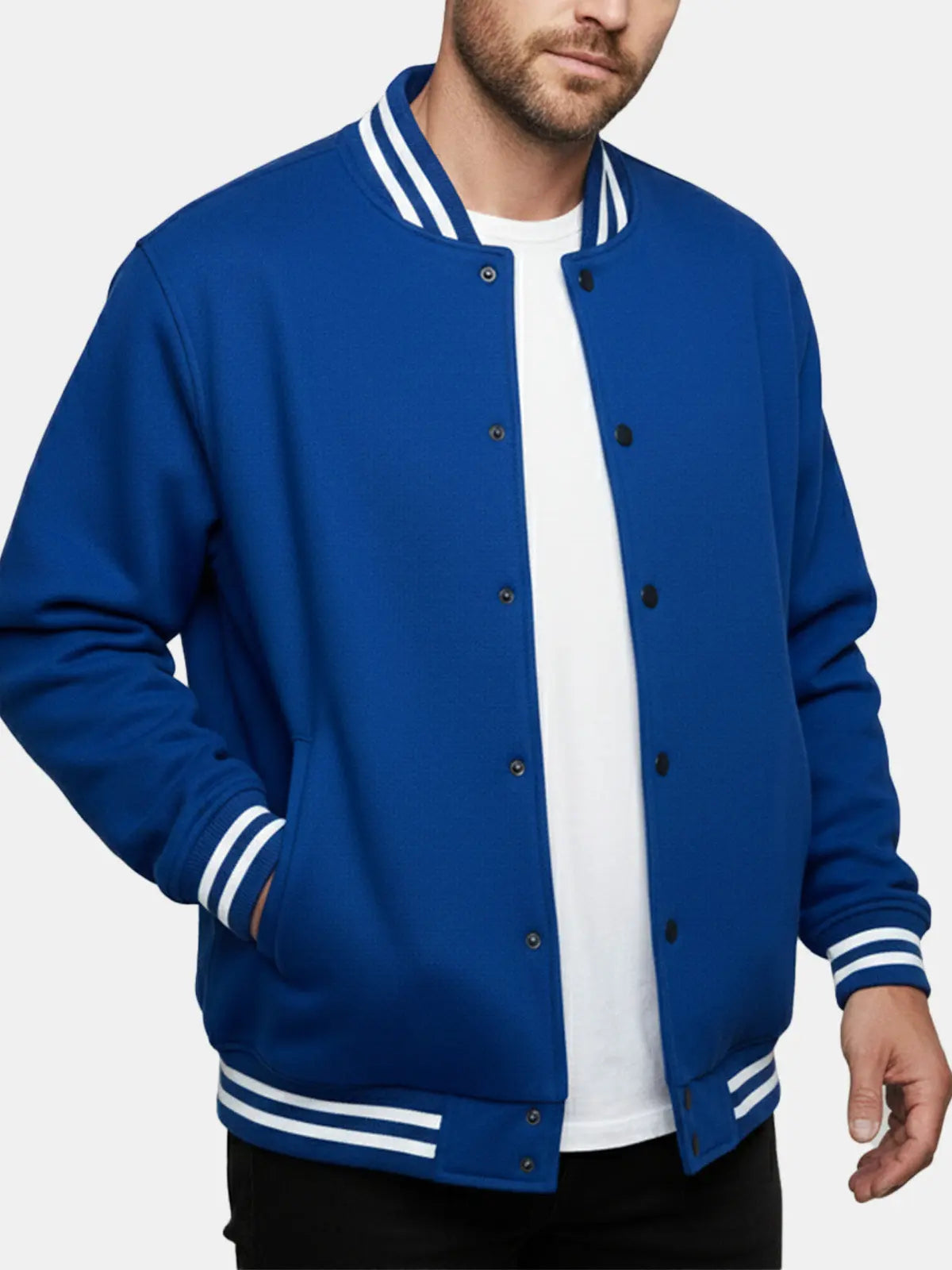 Men's Classic Varsity Bomber Jacket ElevenOasis
