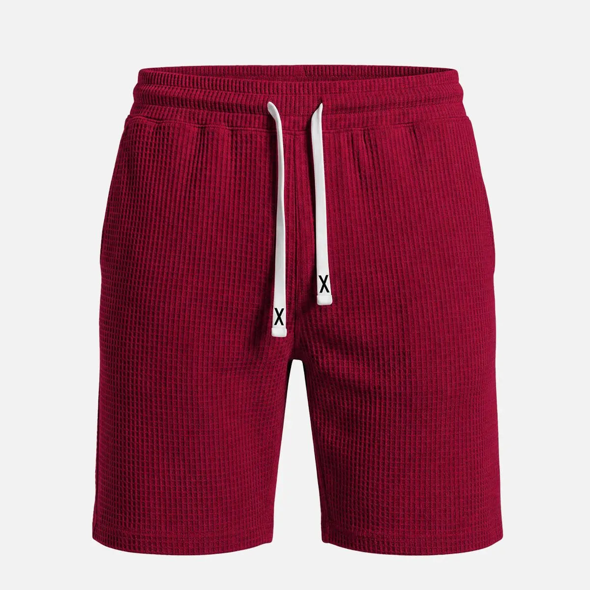 Men's Waffle Knit Drawstring Shorts Eleven Oasis