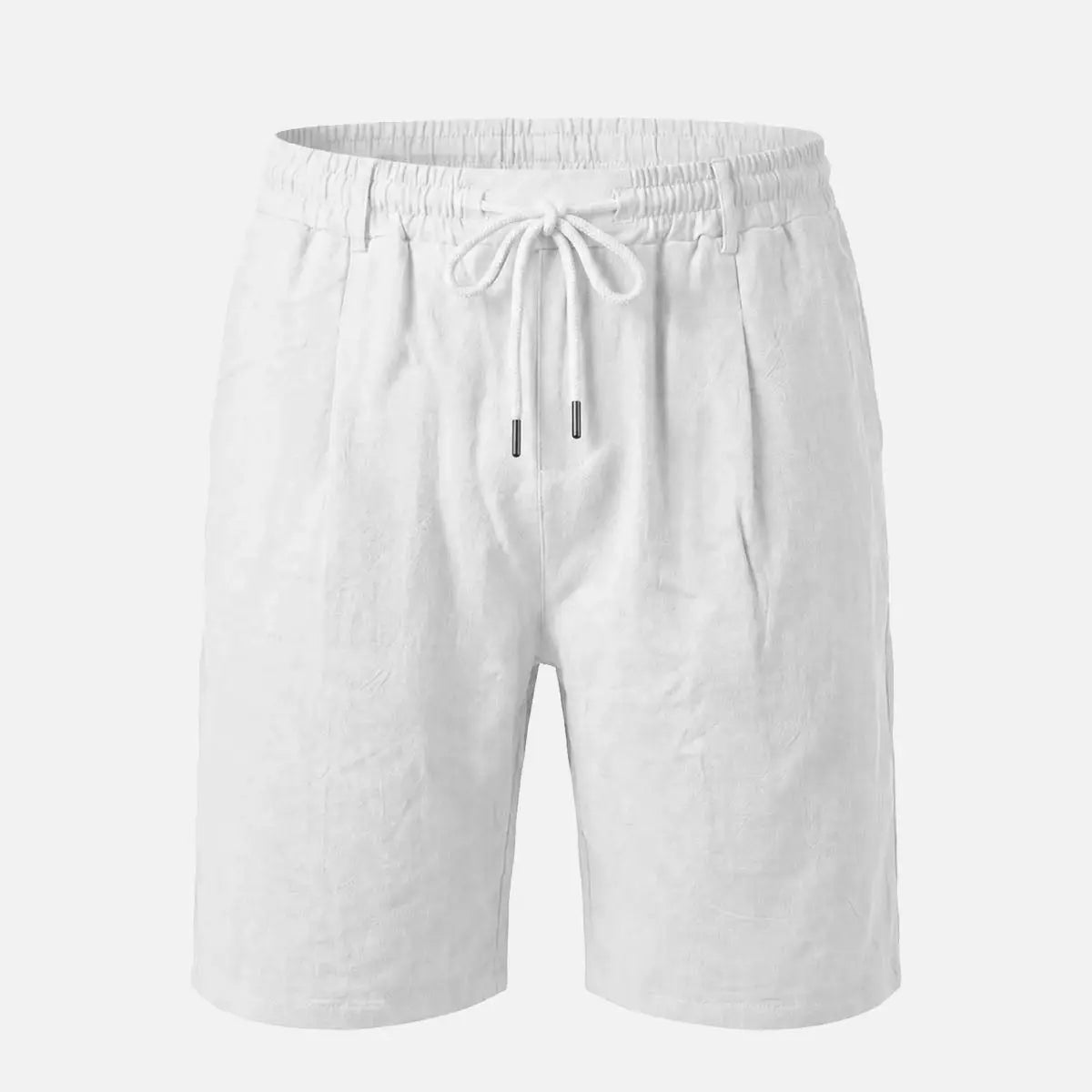 Men's Linen Cotton Blend Drawstring Shorts Eleven Oasis