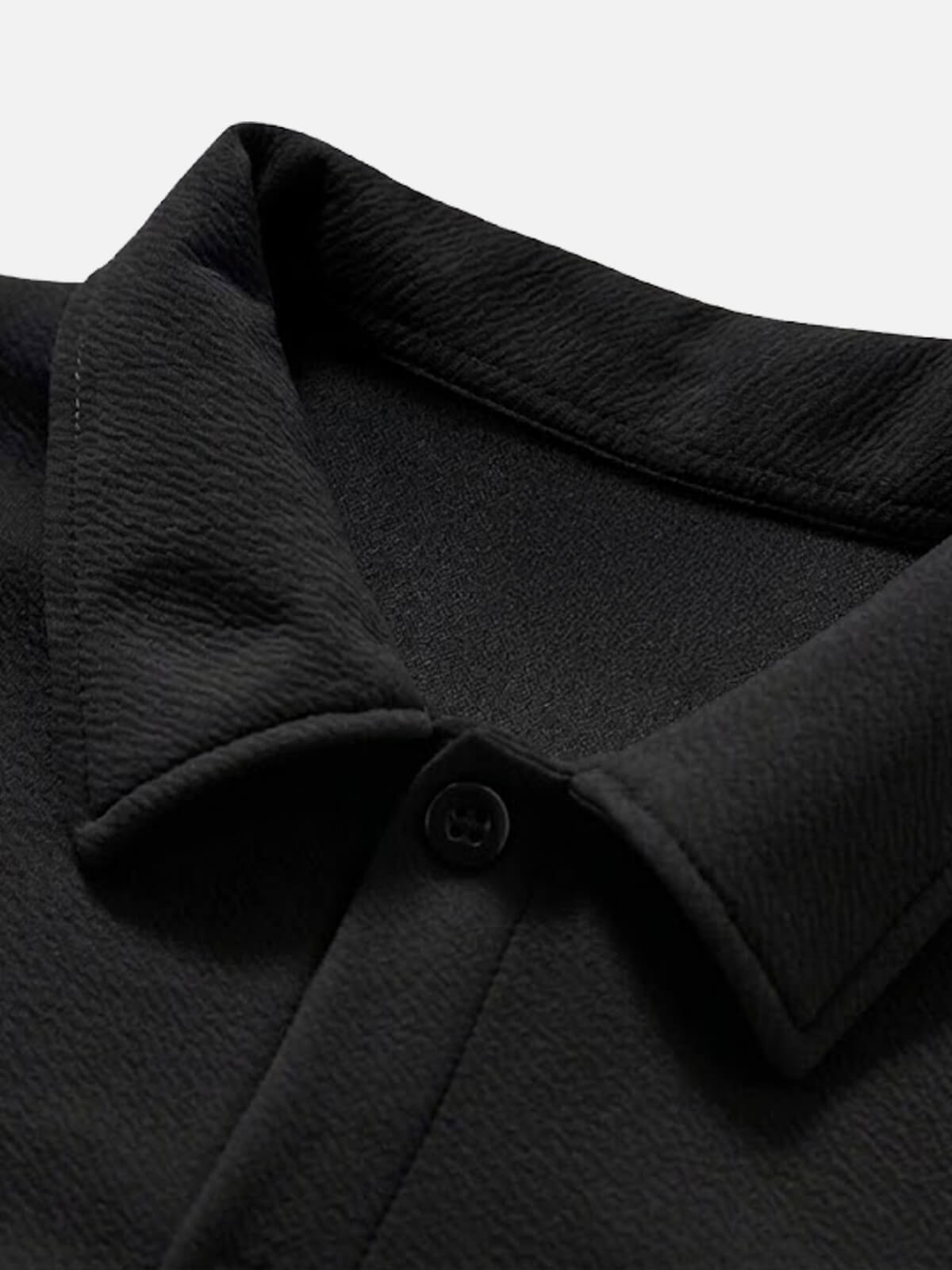 Men's Textured Crinkle Short Sleeve Shirt Eleven Oasis