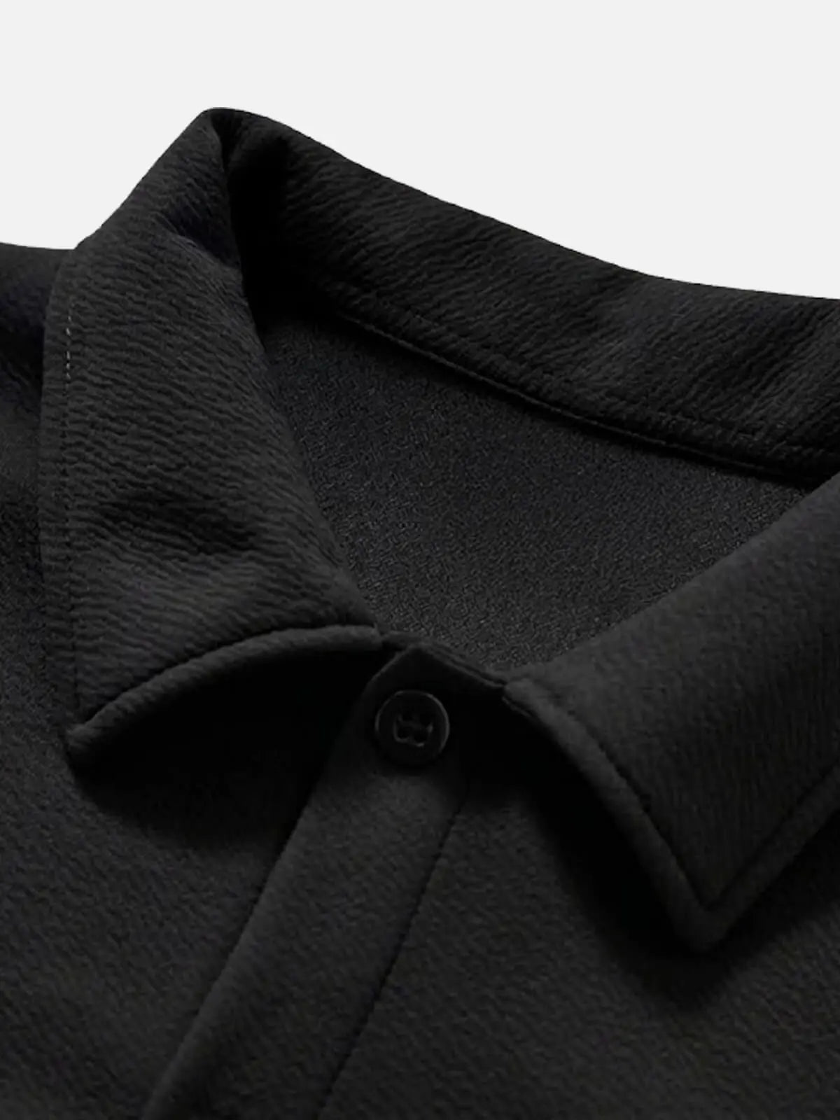 Men's Textured Crinkle Short Sleeve Shirt ElevenOasis