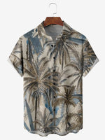 Men's Palm Trees Short Sleeve Casual ShirtMens short sleeve shirts Big and tall Mens shirts Short sleeve shirts for men Mens 4xl shirts Casual short sleeve shirts