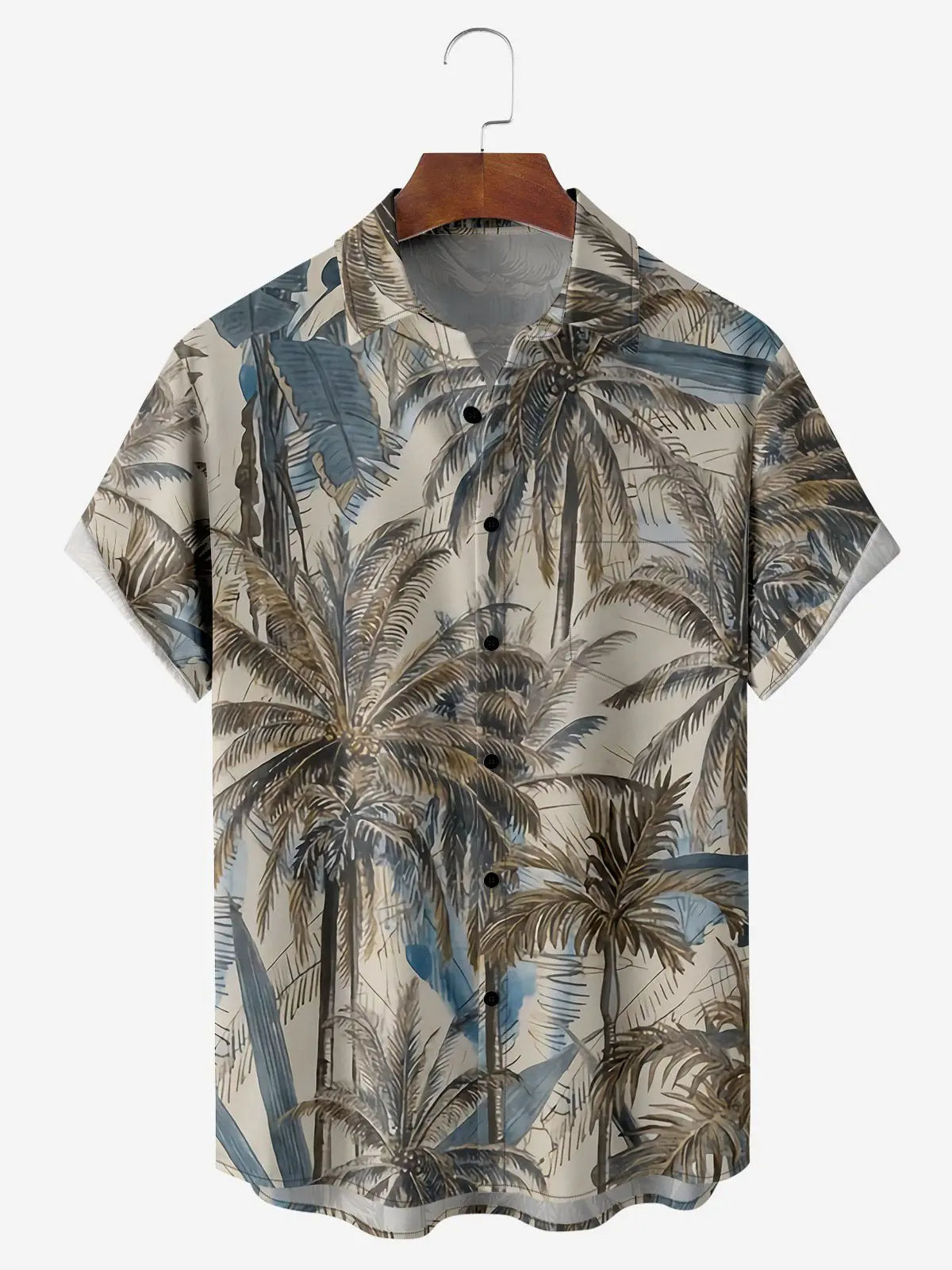 Men's Palm Trees Short Sleeve Casual ShirtMens short sleeve shirts Big and tall Mens shirts Short sleeve shirts for men Mens 4xl shirts Casual short sleeve shirts