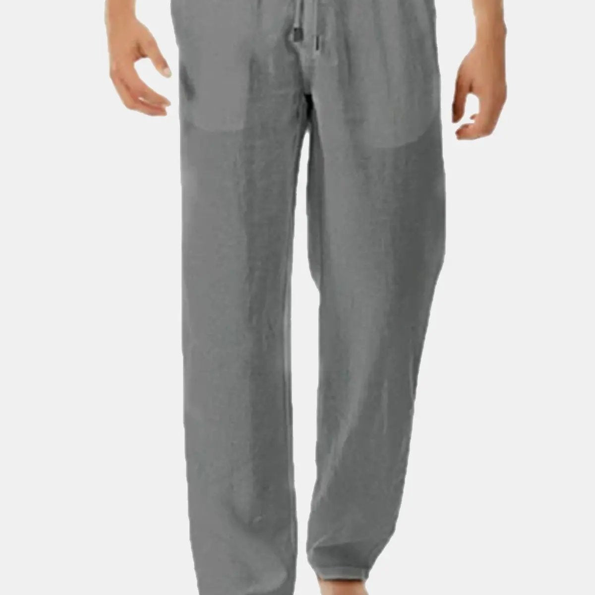 Men's Printed Solid Color Casual Long Pants ElevenOasis