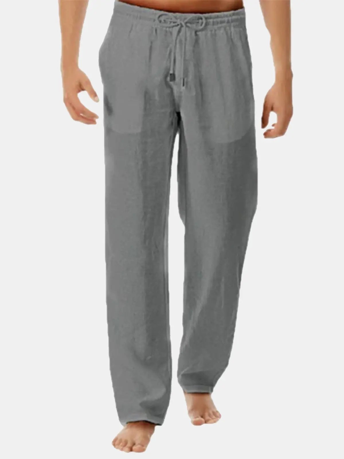 Men's Printed Solid Color Casual Long Pants ElevenOasis