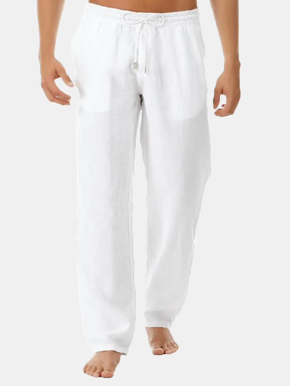 Men's Solid Color Casual Long Pants ElevenOasis