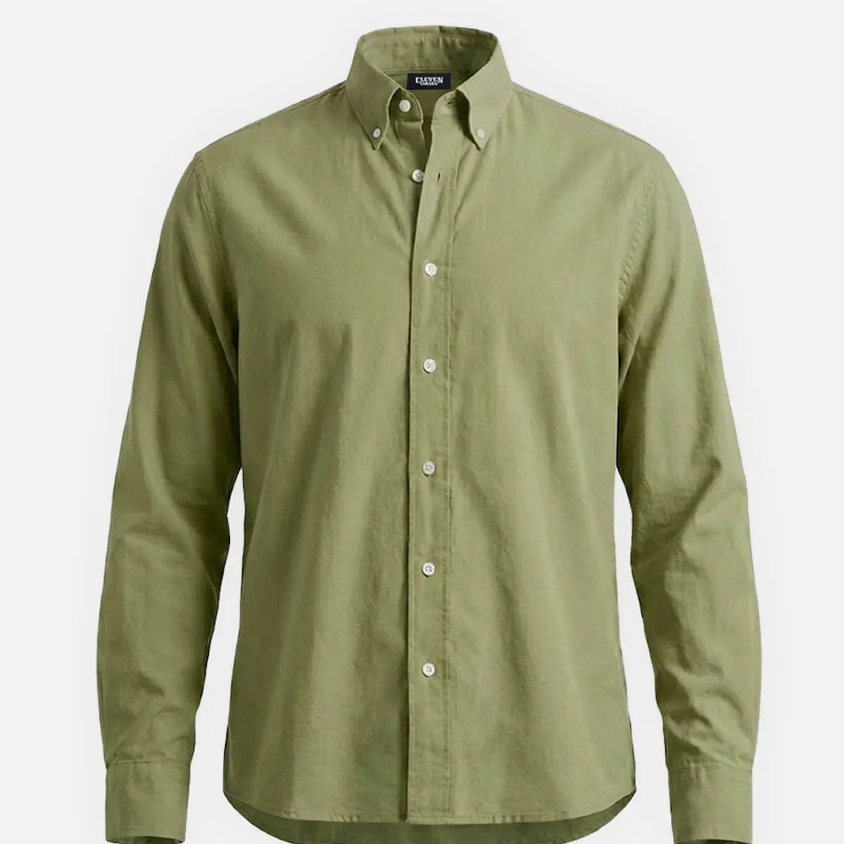 Men's Classic Cotton Button Down Long Sleeve Shirt ElevenOasis
