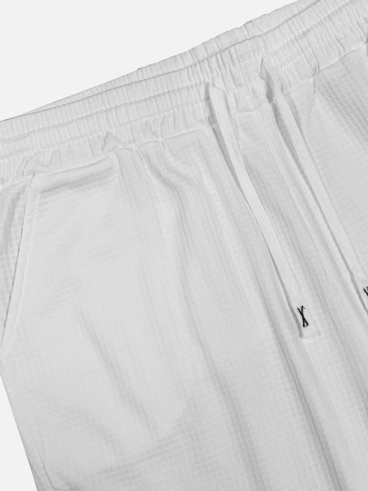 Men's Waffle Knit Drawstring Shorts Eleven Oasis