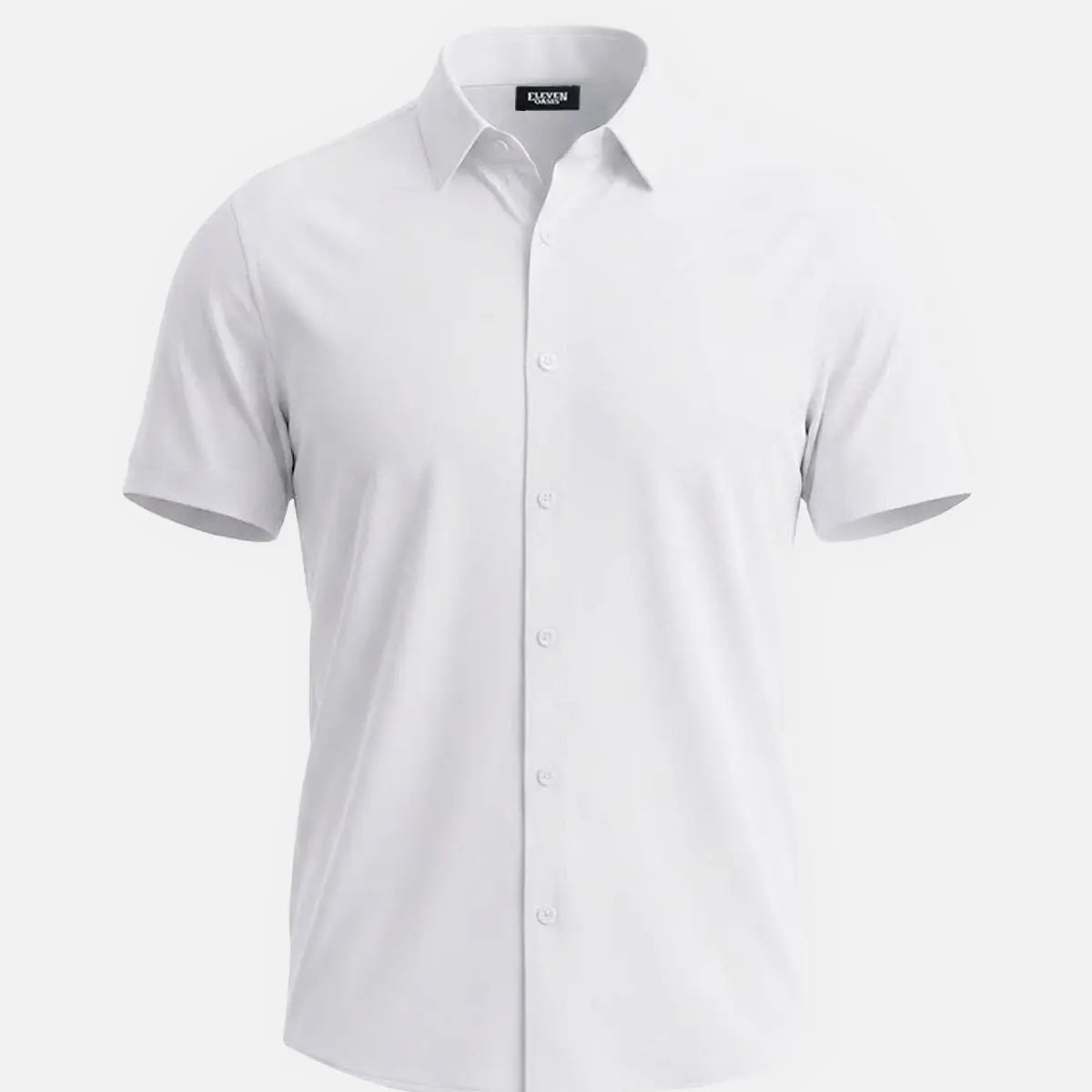 Men's Classic Stretch Slim Fit Short Sleeve Shirt ElevenOasis