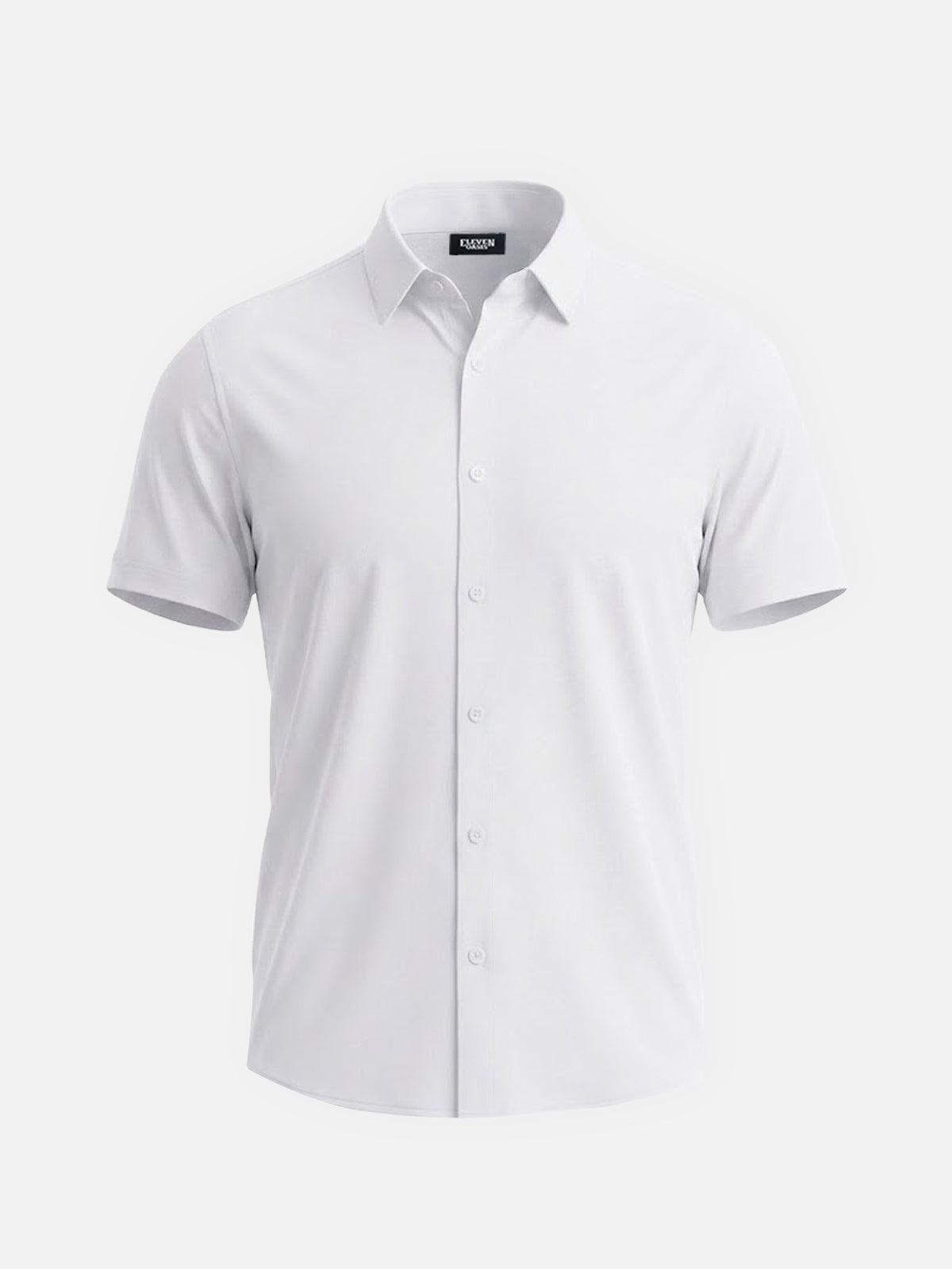Men's Classic Stretch Slim Fit Short Sleeve Shirt ElevenOasis