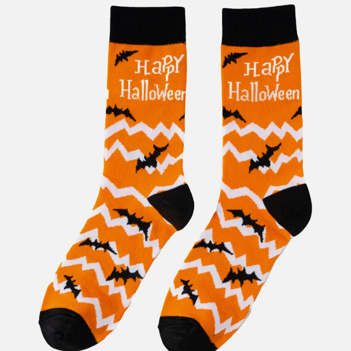 Halloween Pattern Crew Socks Eleven Oasis