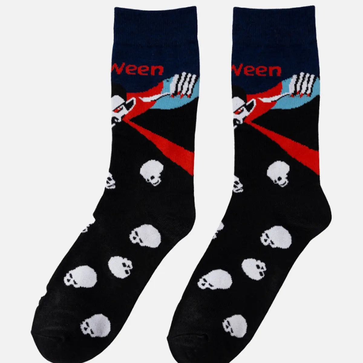 Halloween Pattern Crew Socks Eleven Oasis