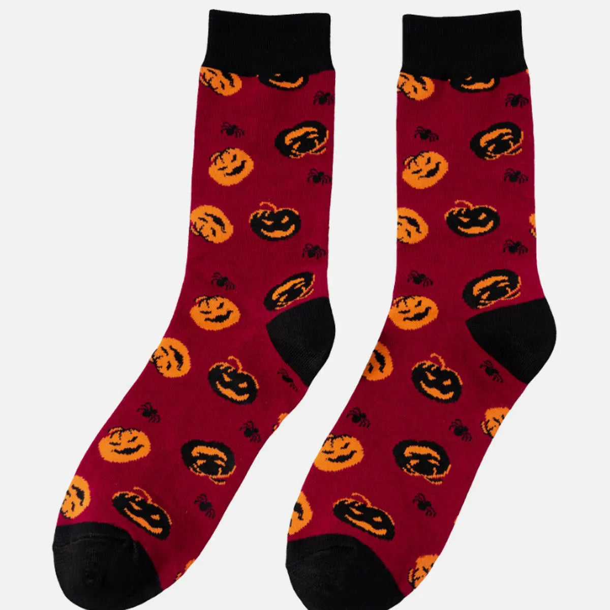 Halloween Pattern Crew Socks Eleven Oasis