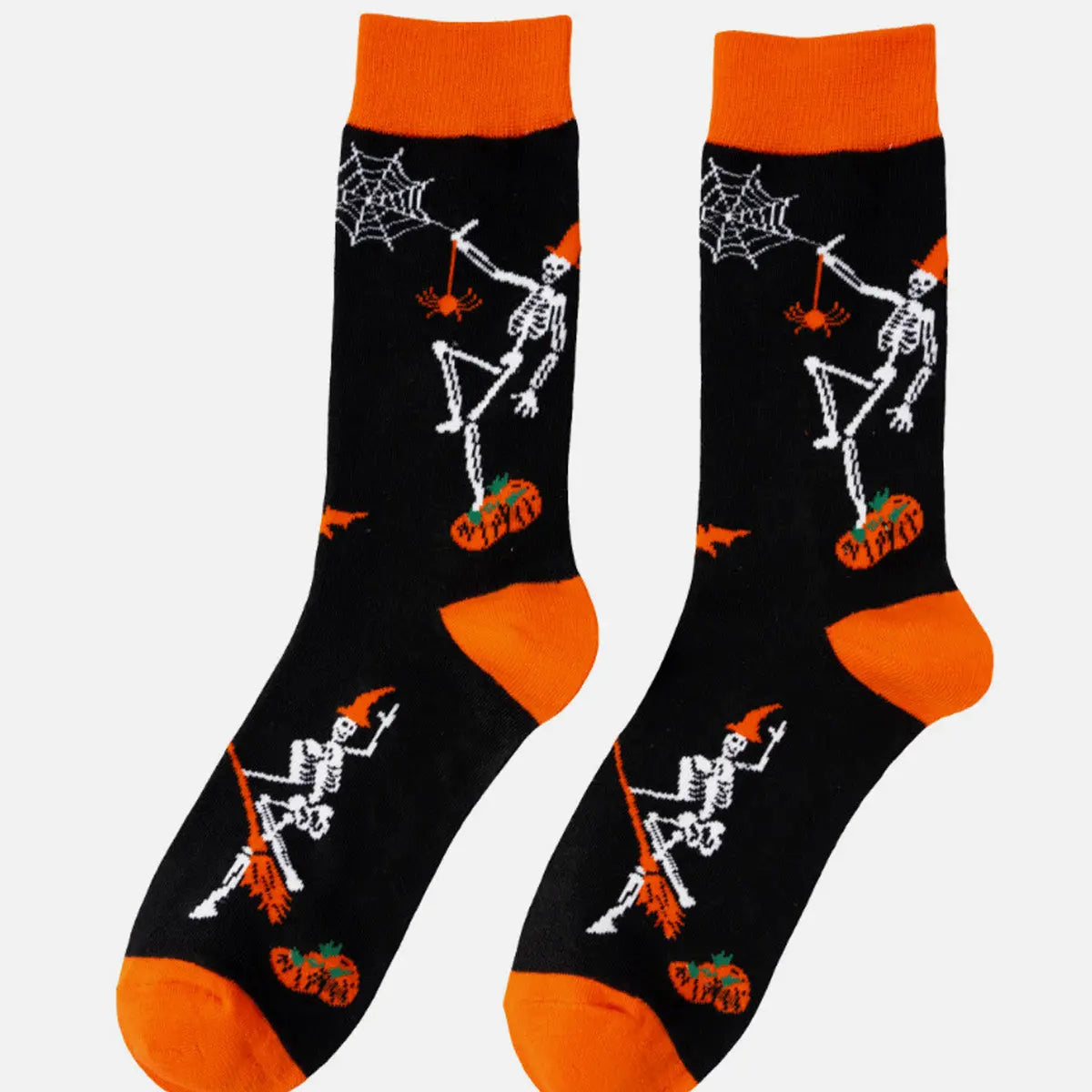 Halloween Pattern Crew Socks Eleven Oasis