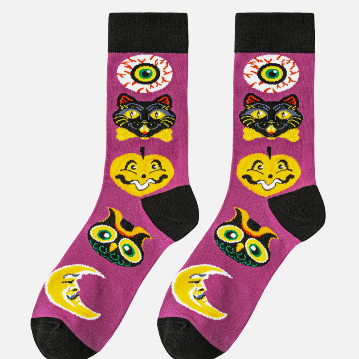 Halloween Novelty Crew Socks Eleven Oasis