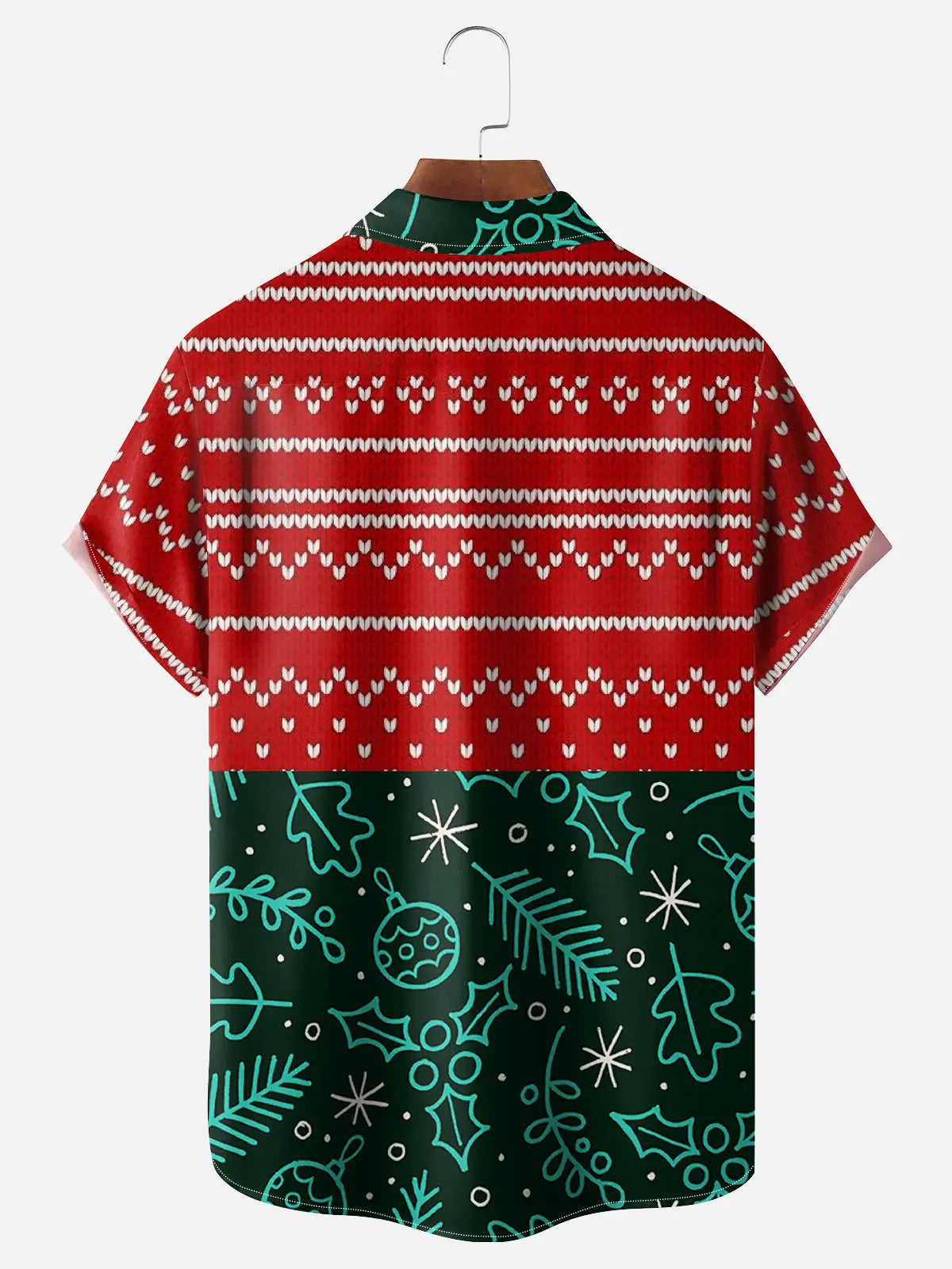 Merry Christmas Reindeer Antlers Short Sleeve Shirt, mens short sleeve shirts??¡ìo?big and tall mens shirts??¡ìo?short sleeve shirts for men??¡ìo?mens 4xl shirts??¡ìo?casual short sleeve shirts