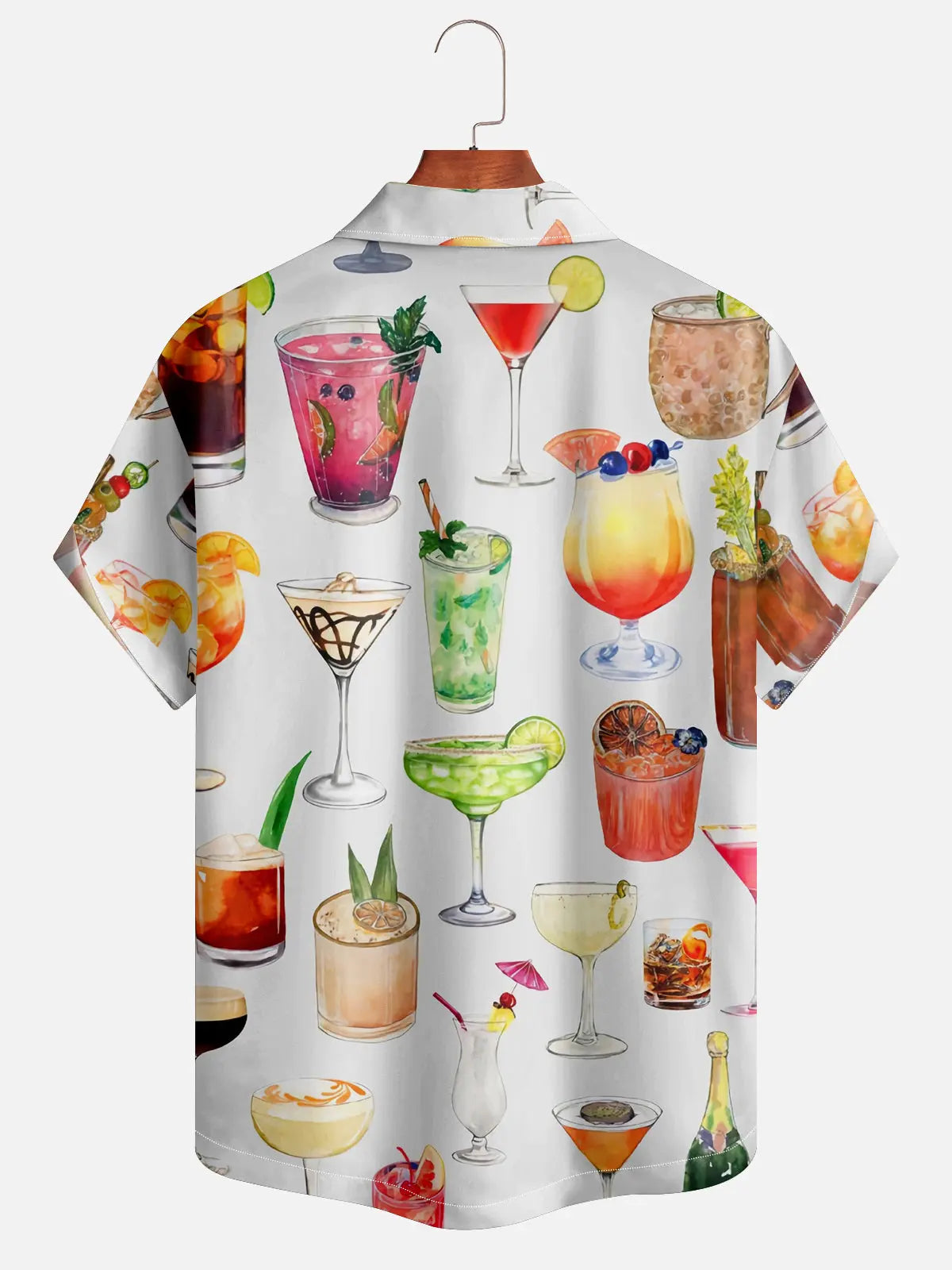 Men's Cocktails Short Sleeve ShirtMens short sleeve shirts Big and tall Mens shirts Short sleeve shirts for men Mens 4xl shirts Casual short sleeve shirts