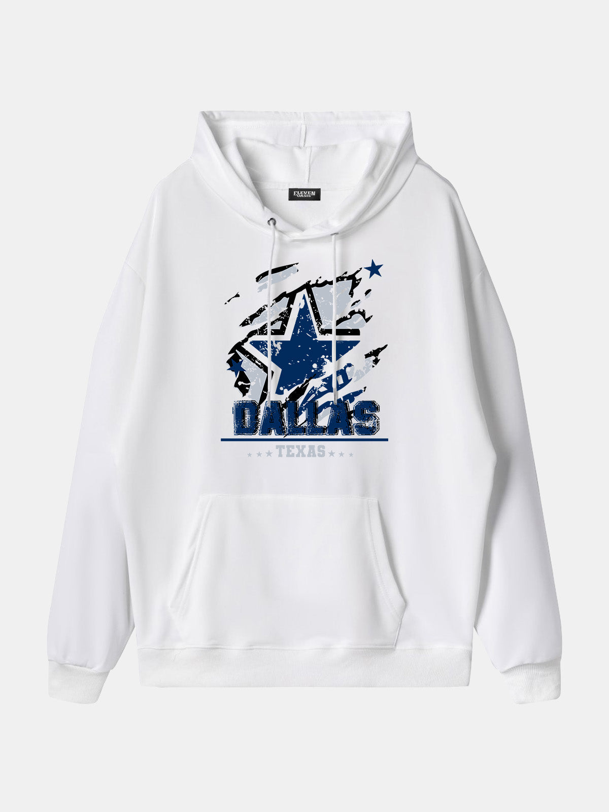 Dallas Texas Football Star Graphic Hoodie Eleven Oasis