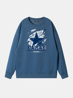 Dallas Texas Football Star Graphic Sweatshirt Eleven Oasis