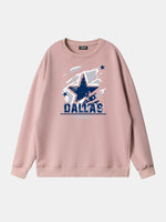 Dallas Texas Football Star Graphic Sweatshirt Eleven Oasis