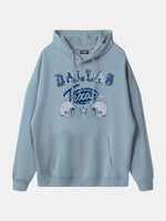 Dallas Texas Football Helmets Graphic Hoodie Eleven Oasis