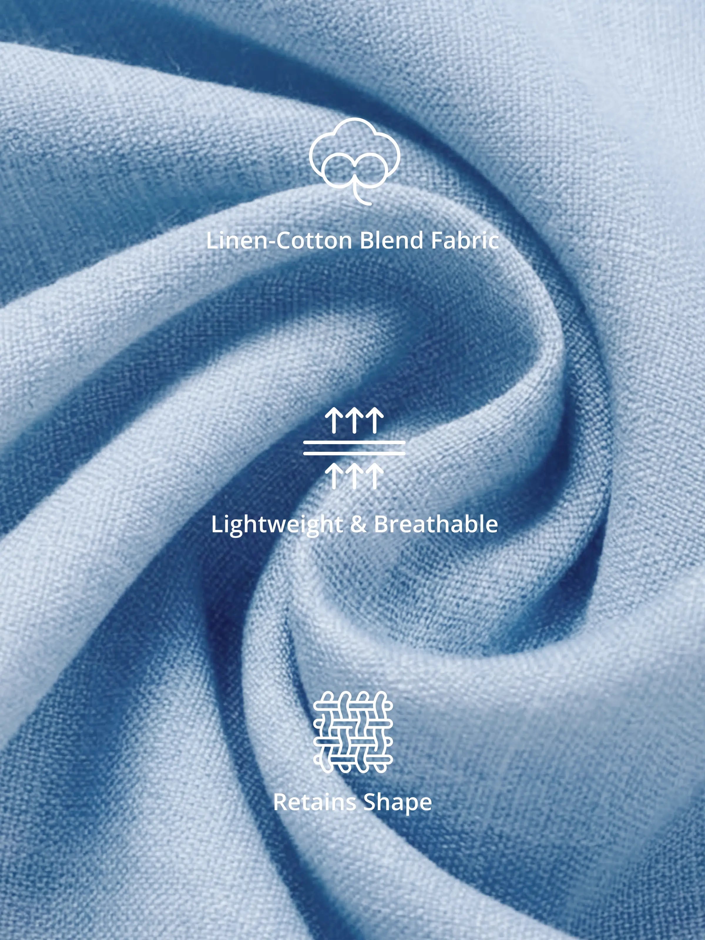 Men's Linen Cotton Blend Short Sleeve Shirt ElevenOasis