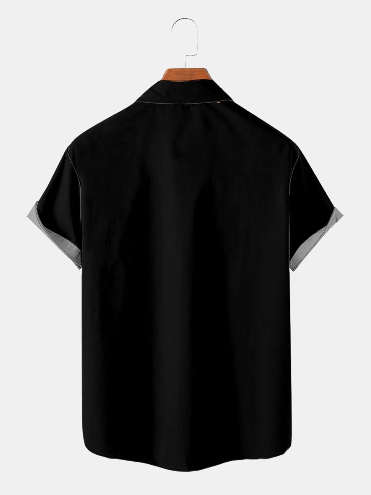 Men's Neon Lights Bowling Short Sleeve Shirt ElevenOasis