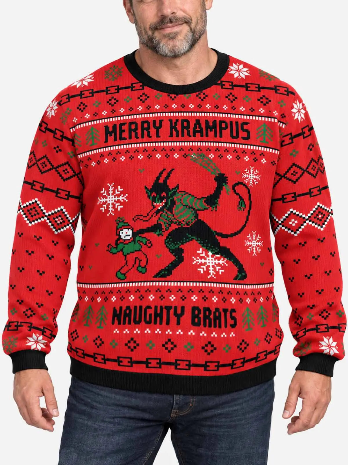 Merry Krampus Ugly Christmas Sweatshirt