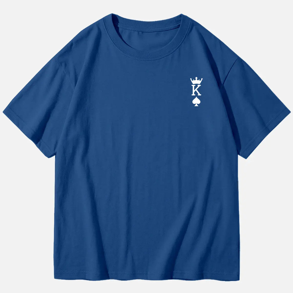 Custom King or Queen Letter Cotton Short Sleeve T-Shirt (Sold Individually) Eleven Oasis